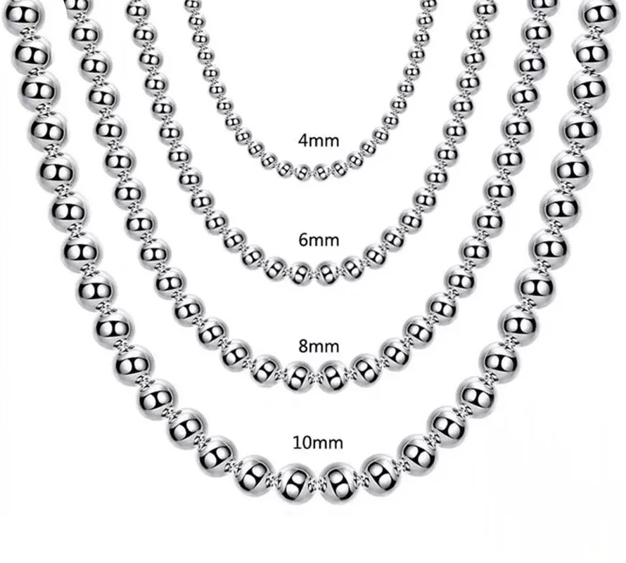 Collier - Argent bullet 3.2mm - CHS651