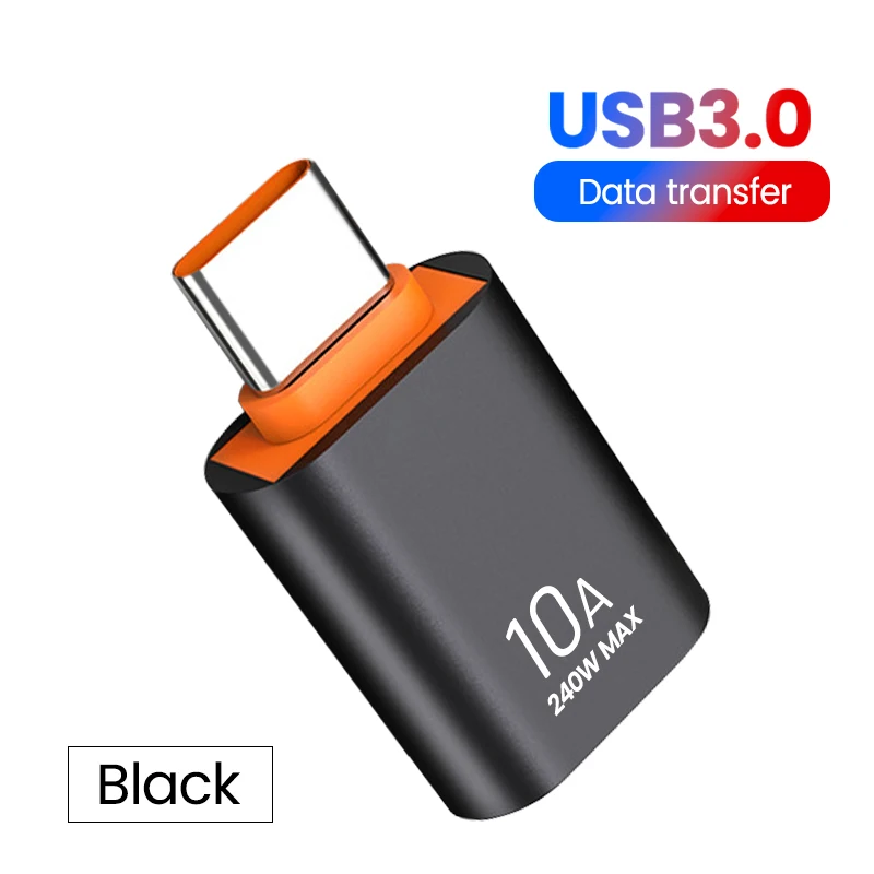 USB Type C to USB A Adapter - Male to Female OTG Converter