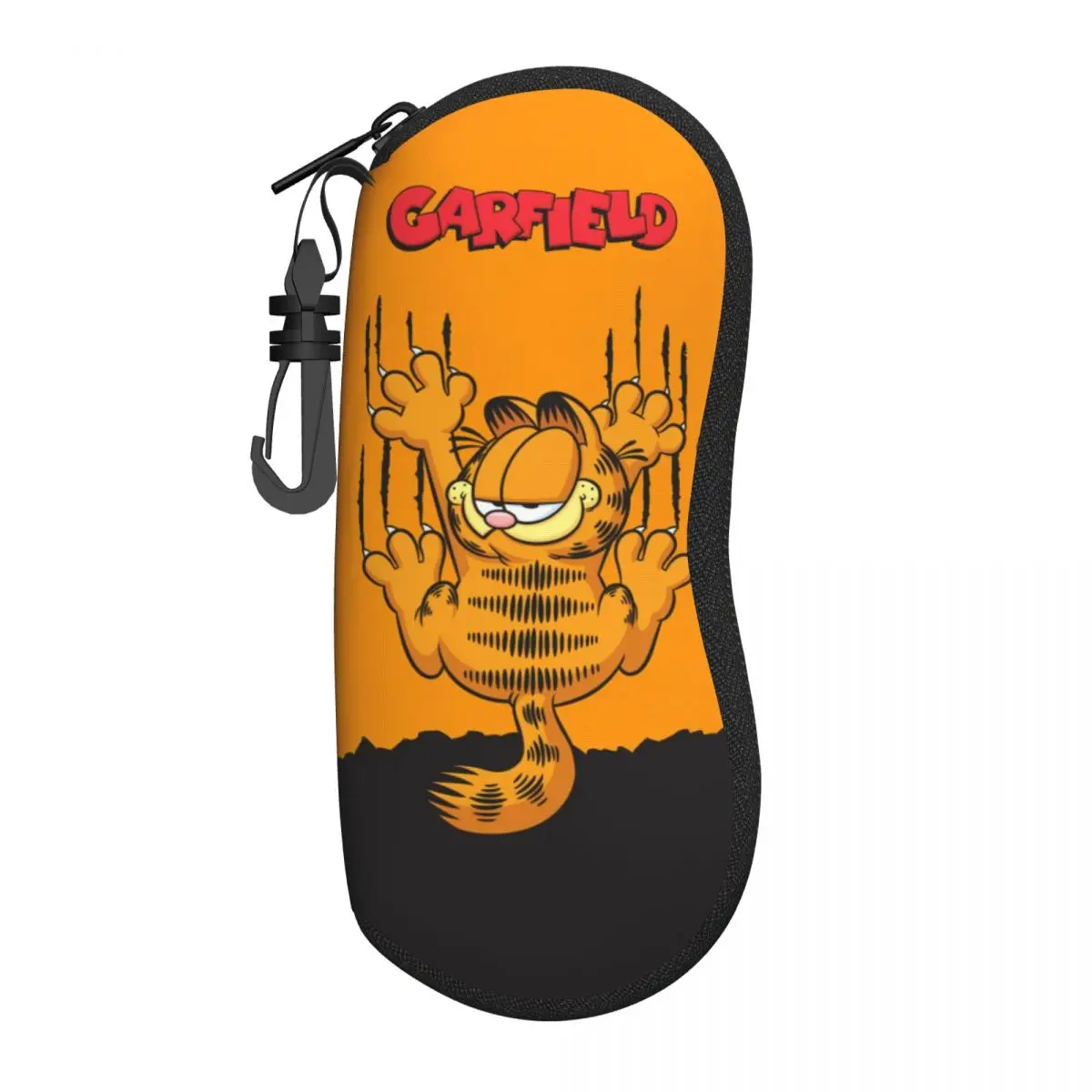 

Пользовательские G-Garfields аниме мультфильм Кот солнцезащитные очки мягкая искусственная Неопреновая молния Оболочка очки Чехол пользовательская защитная коробка для очков