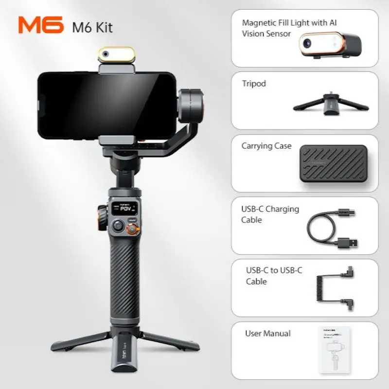 Smartphone Stabilizer Hohem Office Gimbal iSteady M6 for Xiaomi