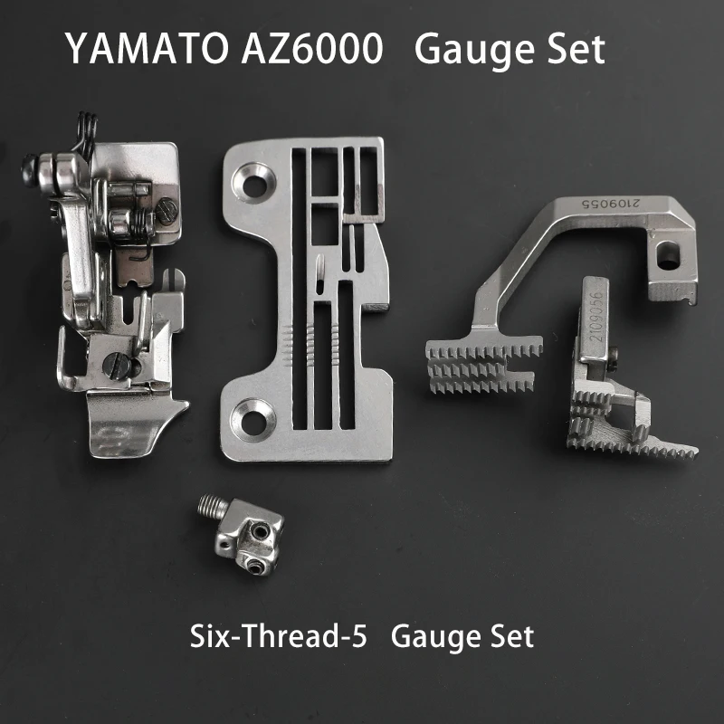YAMATO AZ8000 AZ6000 오버록 재봉틀 게이지 세트 5-Thread-3 5-Thread-5 6-Thread-5 게이지 세트 플레이트 2108050