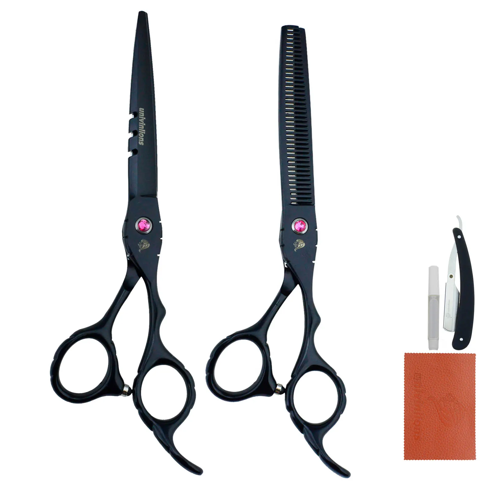 Hair Cutting Scissors Kit Hairdressing Barber Set, Thinning Shears