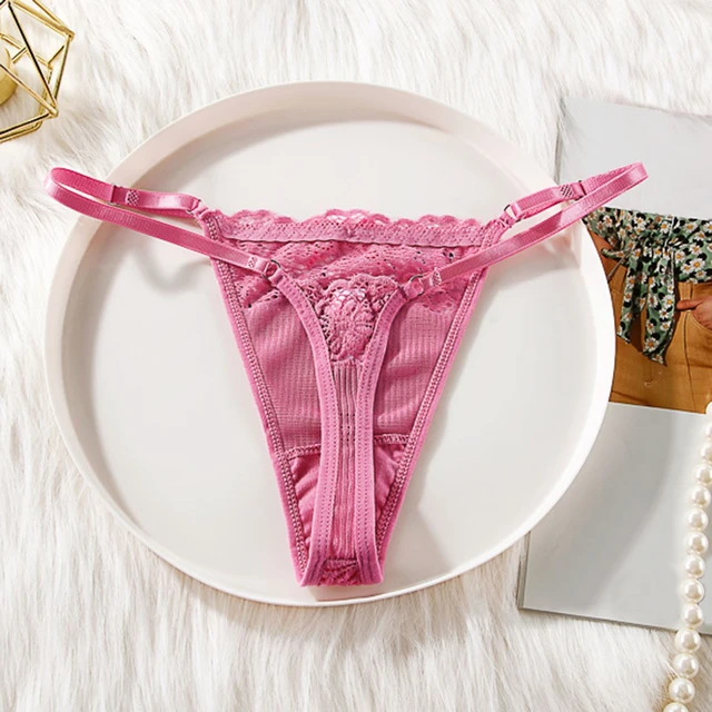 Sexy Women Thong Nightwear Lace Transparent Crotch Seamless Invisible Ladies  Panty Underwear - China Panty and Underwear price