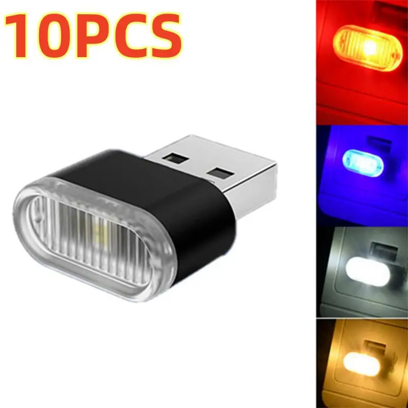 

Ночник, мини-USB, атмосферное освещение, аварийное освещение, неоновая декоративная лампа для салона автомобиля, универсальный портативный штекер для ПК