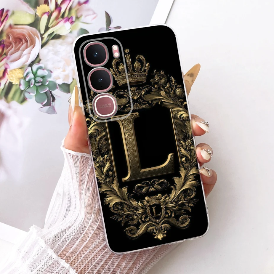 Stylish Crown Letters Soft Silicone Phone Case Cover