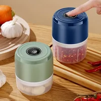 Electric Mini Garlic Chopper USB Meat Grinder - Sturdy and Durable Kitchen Tool for Crushing Garlic, Ginger, and Vegetables 1
