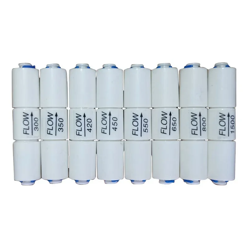 High-Capacity RO Water System Waste Water Flow Restrictor with Quick Pipe Fitting