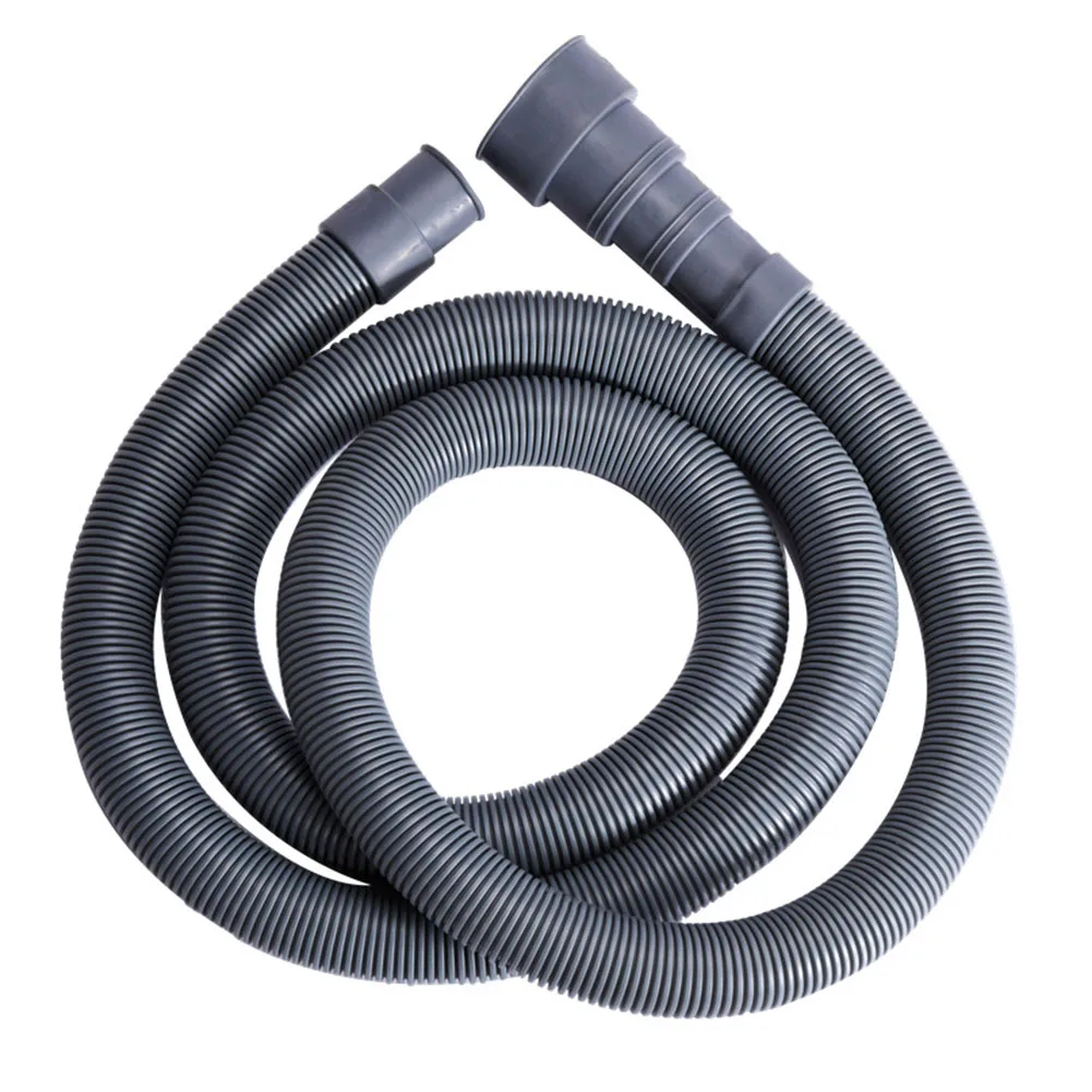 

70/150/200cm Washing Machine Dishwasher Drain Waste Hose Waste Water Outlet Expel Soft Tube PP Stretchable Drain Flexible Hose