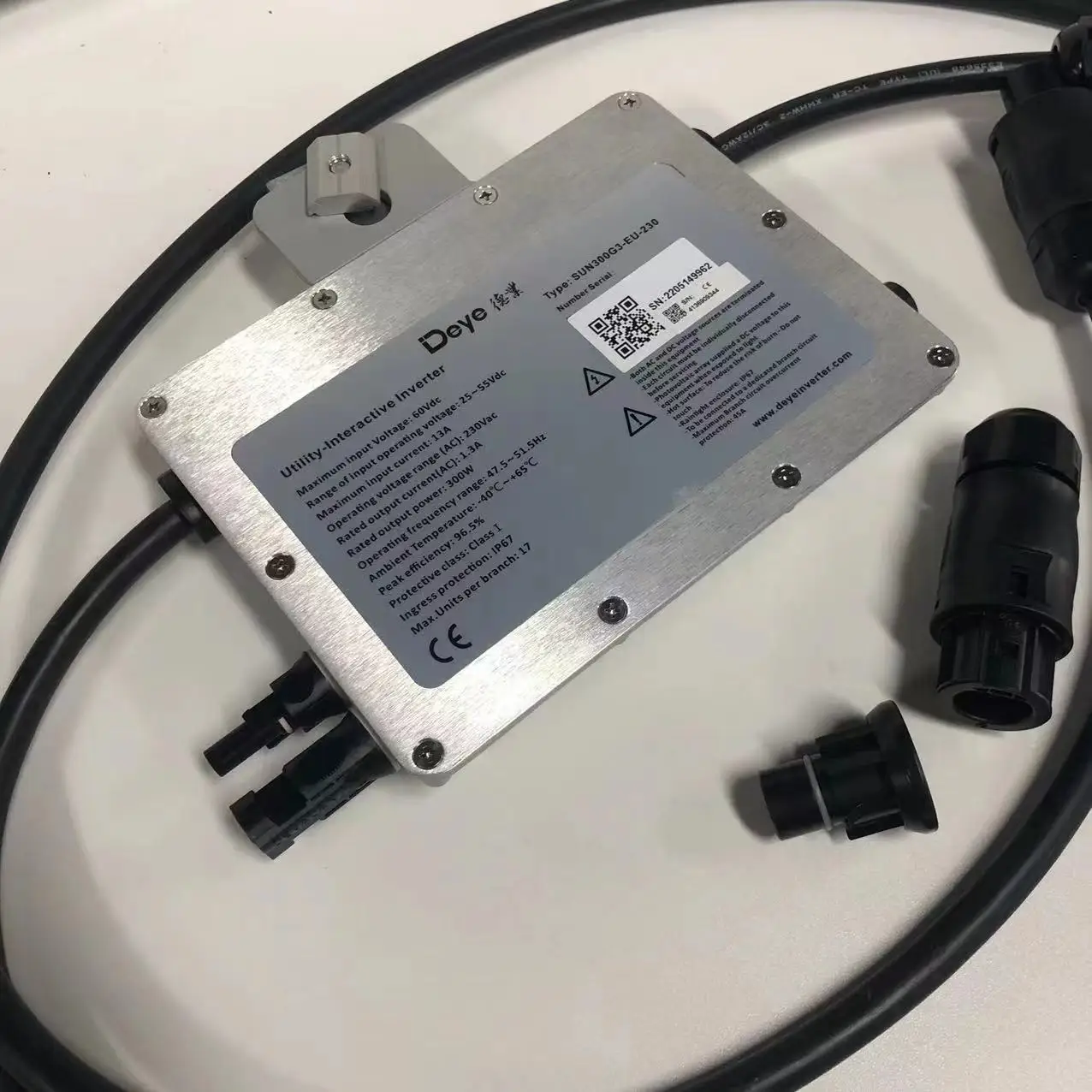 Deye Micro Inverter Sun300G3-Eu-230 Muslimgermania Danimarca Sistema Di Energia Solare Fotovoltaica