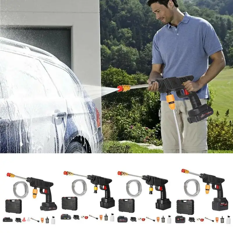 Electric Pressure Washer Small Pressure Washer Car Wash Machine Power Wash Sprayer Compact Pressure Washer Portable Car Wash For 6