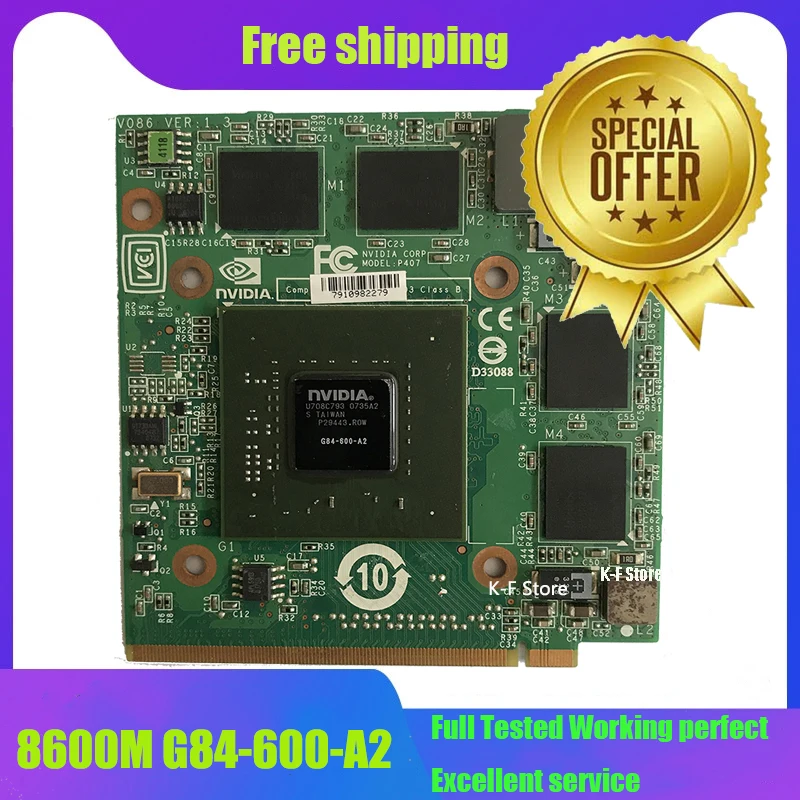 8600M GT 8600MGT 8600MGS DDR2 512 Мб G84-600-A2 видеокарта для Acer 5920G 5520G 7720G 4720G 7250G 6920G 8920G 9920G 8600M GT 8600MGT 8600MGS DDR2 512 Мб G84-600-A2 видеокарта для Acer 5920G 5520G 7720G 4720G 7250G 6920G 8920G 9920G