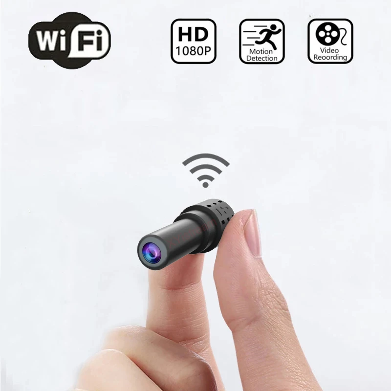 

Security Camera HD 1080P WiFi Micro Camcorder Video Secret Audio Recorder DVR Remote Control Motion Sensor Cam Action Cam 2023