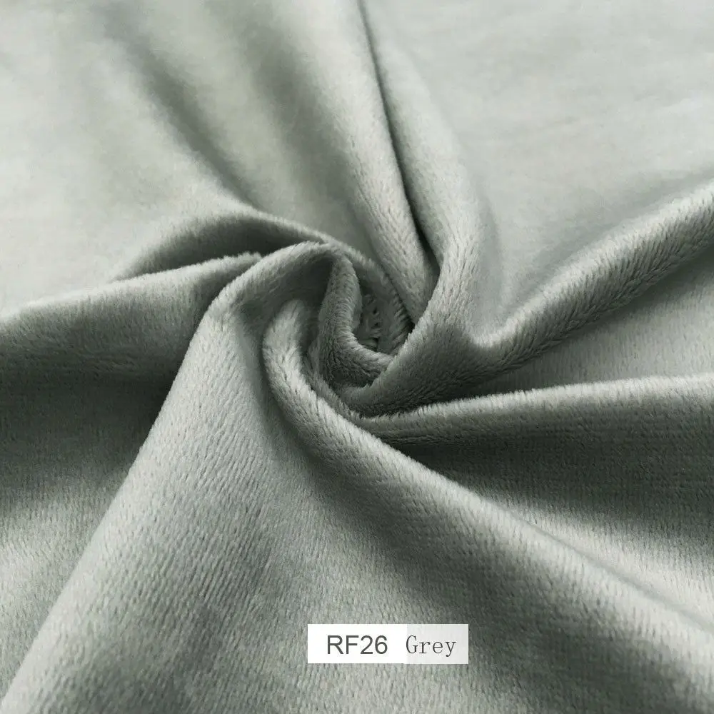 Plush Fabric Patchwork-Solid Color Minky Fabrics 3