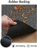 Absorbent Pet Feeding Mat-No Stains Quick Dry Dog Mat for Food and Water Bowl-Rubber Backing Dog Food Mat for Messy Drinkers 5