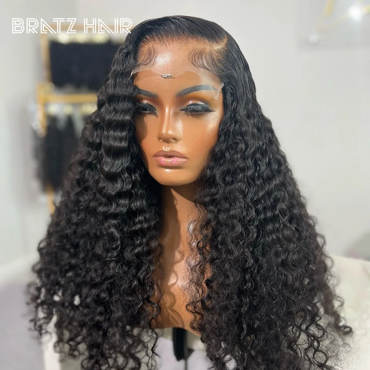 

180 Density Loose Curly Wig 5x5 Closure Wigs for Woman 13x6 13x4 Water Wave Lace Frontal Human Hair Wigs Brazilian Deep Wave Wig