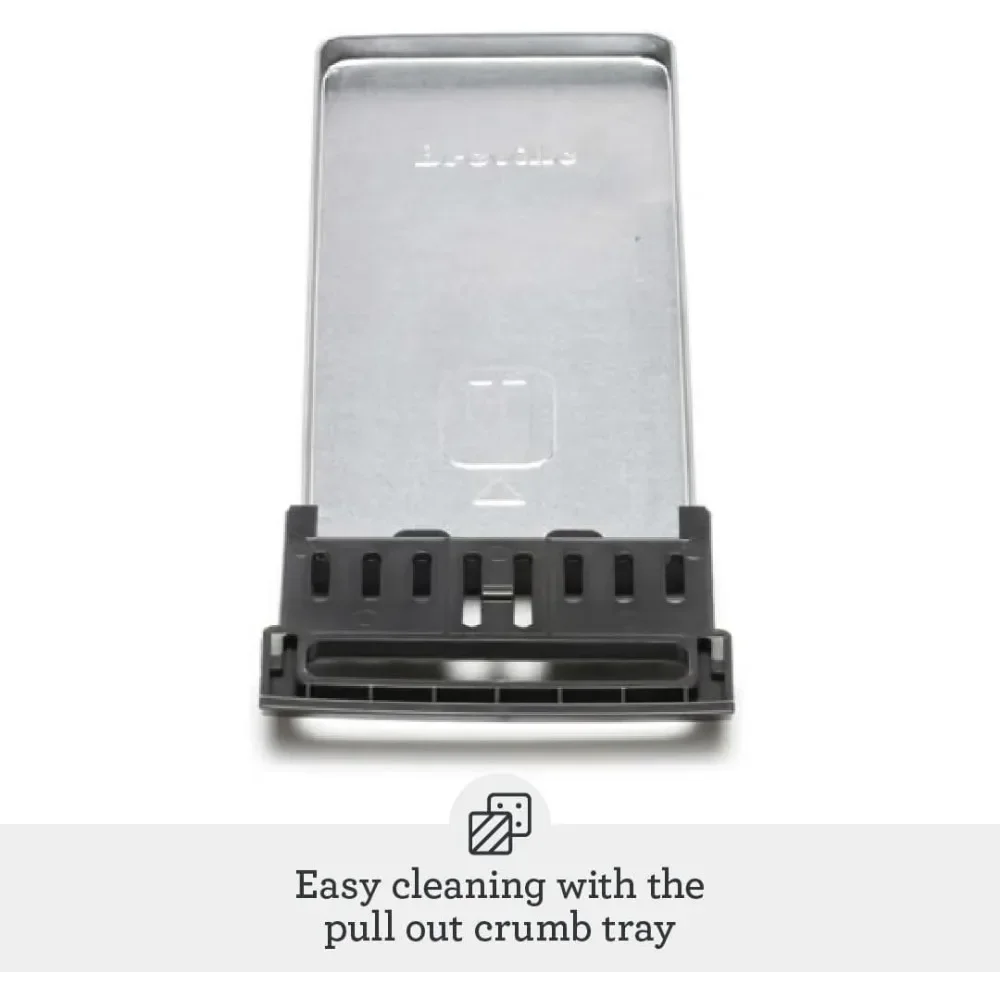 Breville Bit More 4-Slice Toaster, Brushed Stainless Steel, BTA730XL