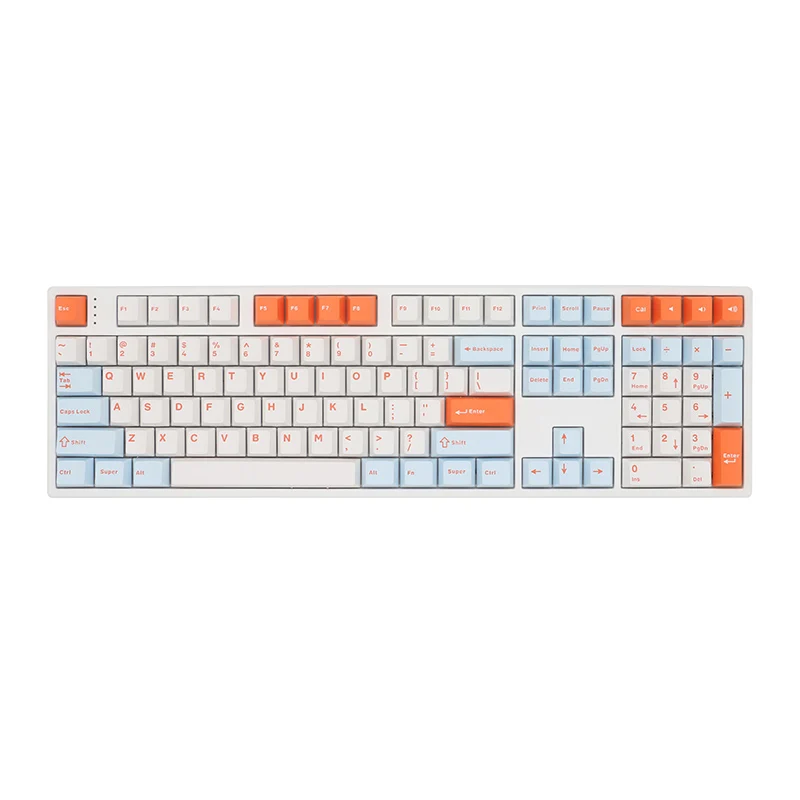Chaves Conjunto Gmk Salmão Keycaps Pbt Duplo Tiro Chave Tampões Cereja Perfil Keycap com Iso Enter para Teclado Mecânico 171 - Imagem 4