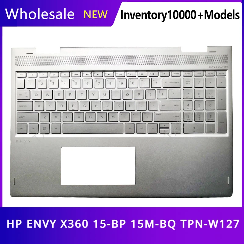 

Новинка, Оригинальный чехол для ноутбука HP ENVY X360 15-BP 15M-BQ TPN-W127, корпус с клавиатурой, верхняя Подставка для рук, рамка для рук