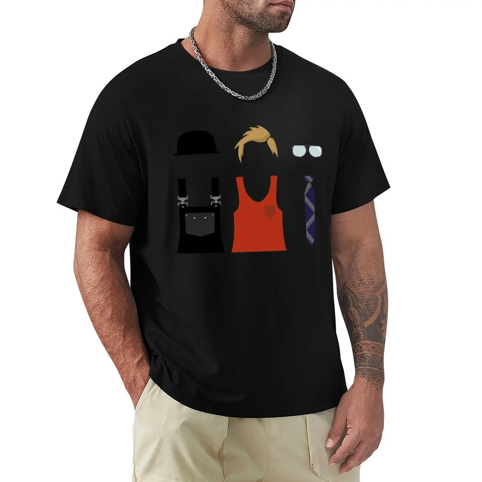 Rips, Reps, Rivelazione T-Shirt Blanks Per Un Ragazzo Moda Coreana Frutta Del Telaio Magliette Da Uomo