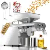 Oil Press Extractor Machine Cold & Hot Press Automatic Electric Oil Maker for Home Commercial 750W Seeds Nuts Oil Expeller 1