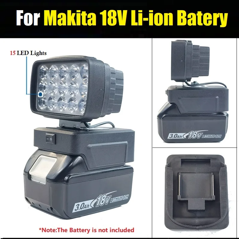 Portable LED Work Light with USB Charger