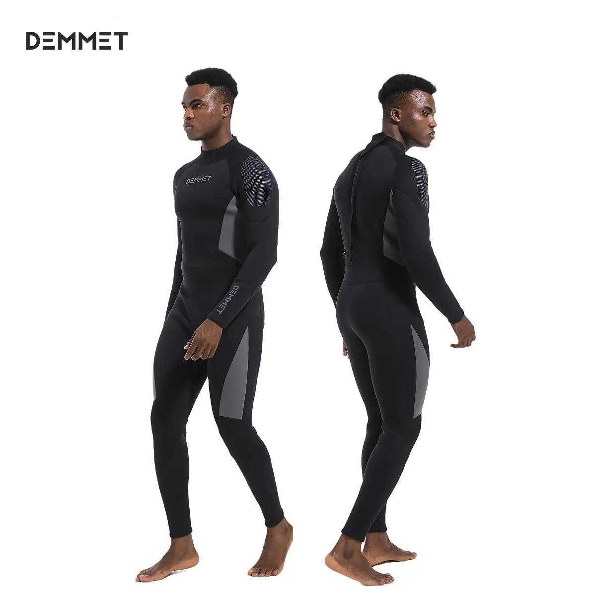 NadamuSun Femmes à Manches Longues En Néoprène 2 Mm De Natation Pour Homme Combinaison Plongée Surf Natation Une Seule Pièce (Black, Int'l - S