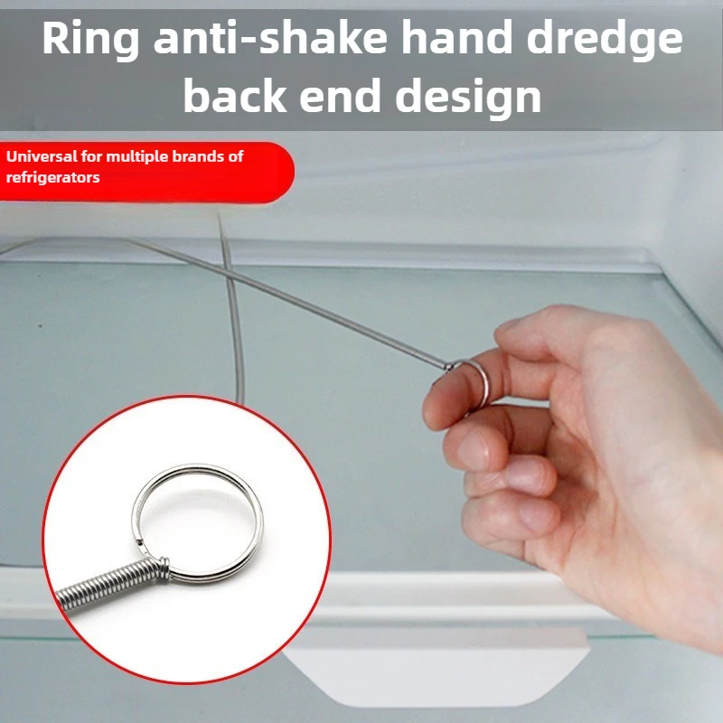 Refrigerator Dredge Artifact Drainage Hole Dredge Water Channel Refrigerated Pipeline Water Outflow Hole Clogged Dredge Tool