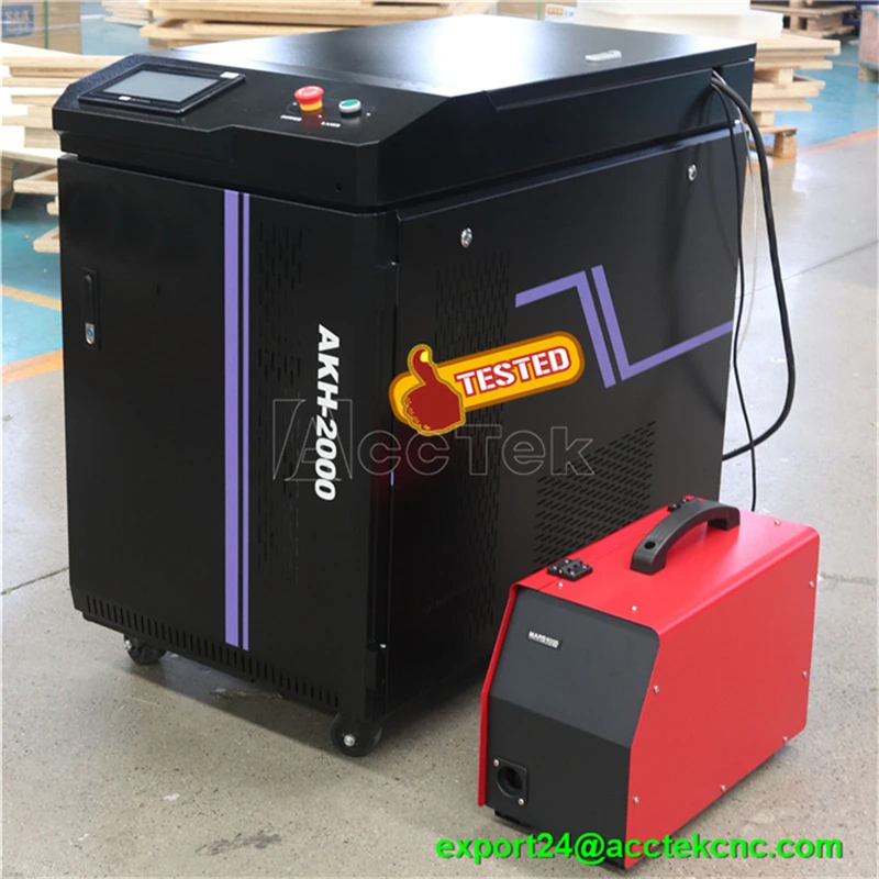 Mini Portable Welding Laser Machines 1500W 2000W 220V 3000W 380V Handheld Laser Welding Machine With Auto Wire Feeding Device 2