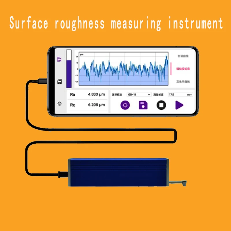Surface roughness measuring instrument mSJ210 200uM surface profile gauge surface roughness(Self-provided mobile phone)