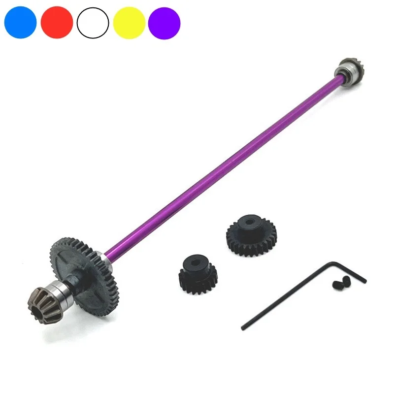 Kit Suspension Aluminium Pour Voiture RC Wltoys 144001/124019 - Bras Triangulaires, Blocs Direction, Supports Moyeu