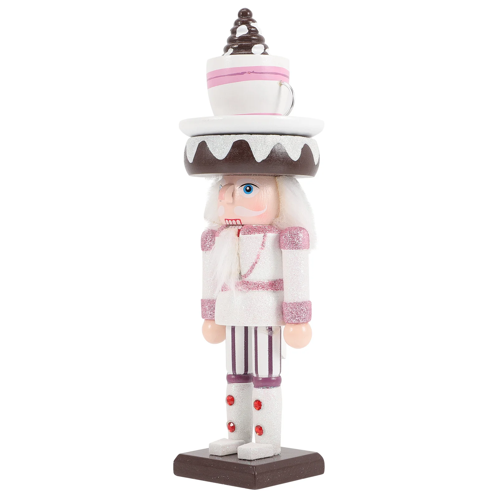 

Nutcracker Puppets Ornaments Figures Mini Xmas Desktop Crafts Wood Small Child Decoration