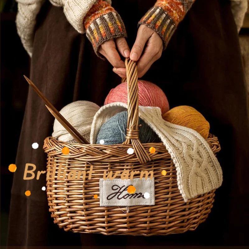 50g/Roll 100% Lamb Wool Yarn，Hand Knitting Pure Color Yarn Line Yarn，for Hand Crochet Sweater Clothe Thread Yarns for Needlework 2