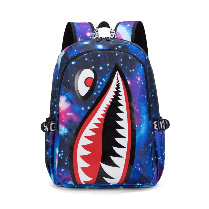 Backpack Boys for Kids Camo Bookbag for Middle Shark School Bags