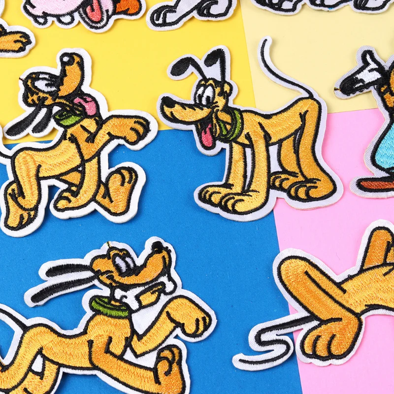 Disney Goofy Pluto Mickey Minnie Mouse Iron Patch for Kids