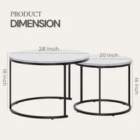 Small Dining Center Space Saving Living Room Small Tables, Modern Dining,Modern Home Furniture White, Café Tables 2