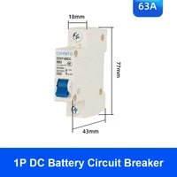 Disjoncteur 1P 2P DC 12V 24V 36V 48V 60V 72V 96V 120V, cellules solaires, batterie RV, interrupteur d'air 100A 125A 150A 200A 250A 3