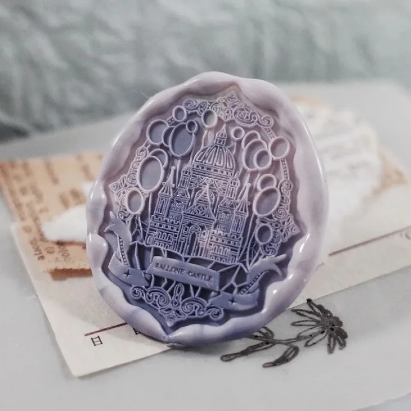 Fire Seal Stamp Stamp Head Solar Term Series Embossed Copper Head Invitation Envelope Sealing Children'S Handmade Diy Toys