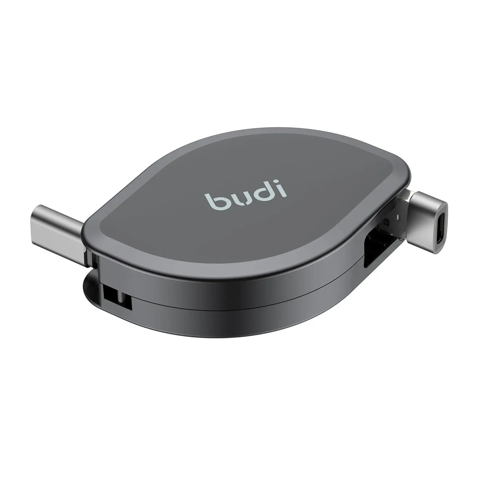 Budi Retractable USB-C to Lightning Cable PD 20W - Gold Call