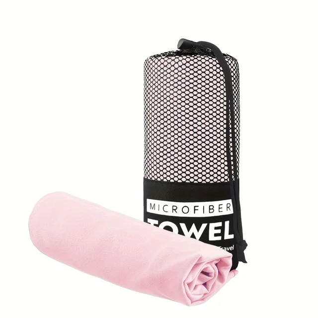 Outdoor Sports Soft Quick Dry Towel Pink Microfibre Swimming Running Sports Accessories Beach Towel Can be used for fitness 5