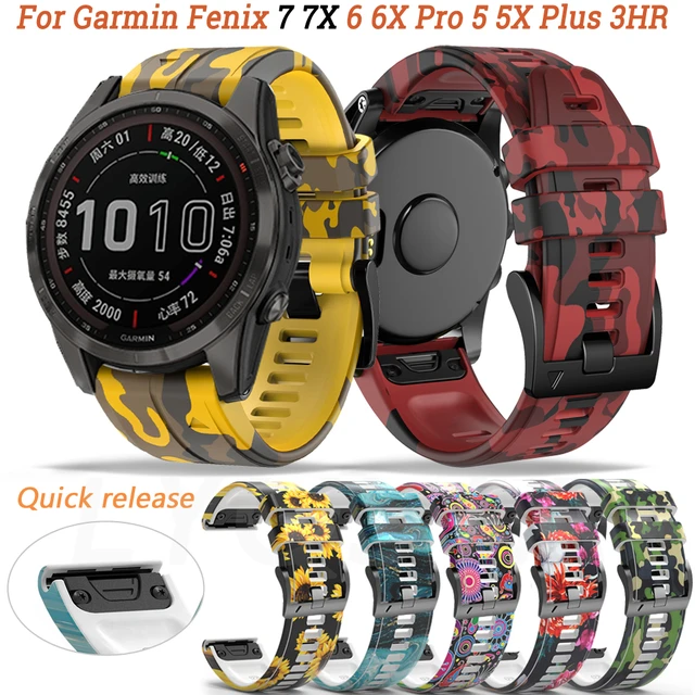 QuickFit 26mm 22mm Watch Strap For Garmin Fenix 7X 7 Pro Sapphire Solar  Silicone Watchband For Fenix 6X 6 Pro 5X 5 Plus Bracelet - AliExpress