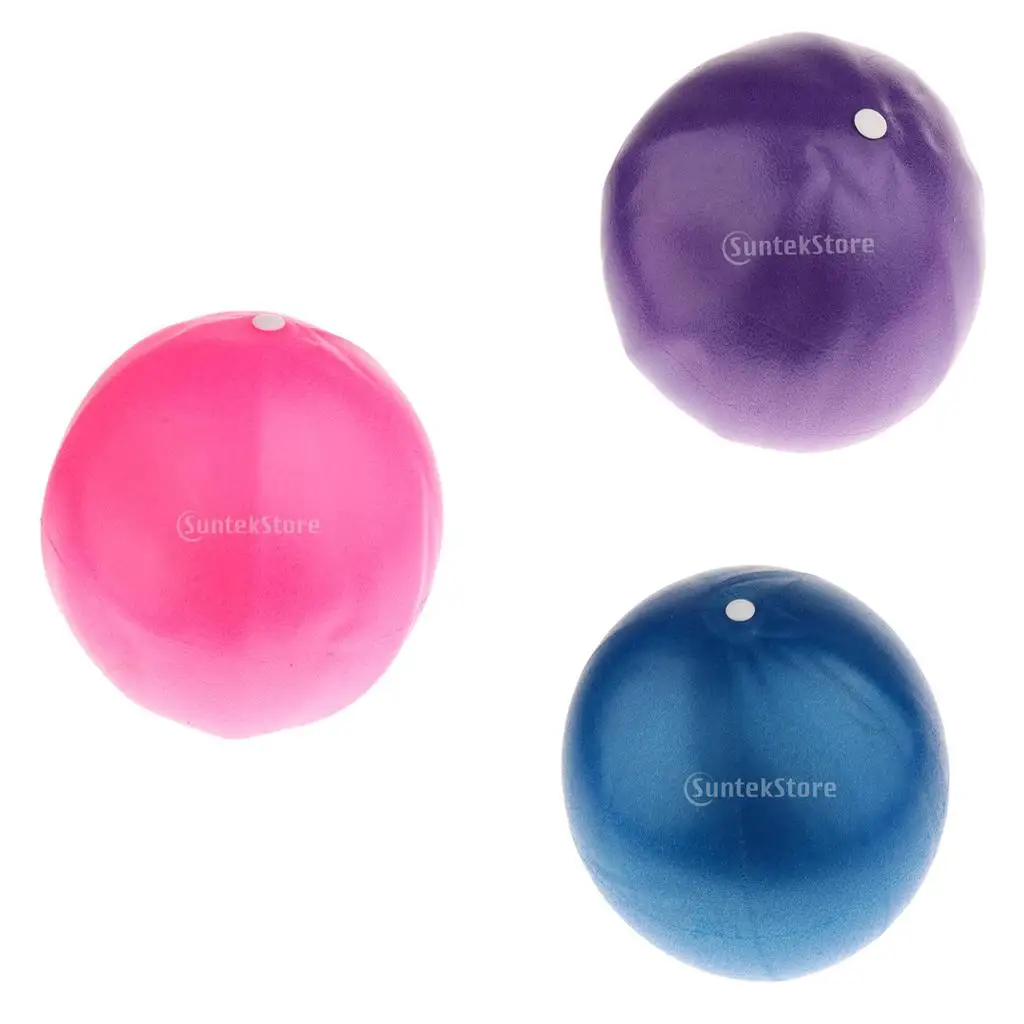 Yoga Ball Physical Fitness Balls Exercise Pain Relief Anti-Burst Purple Blue Pink 