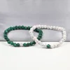 97106-c9308b.jpg Ensemble de bracelets pour couple, charme en pierre naturelle œil de tigre et lave noire, bracelet extensible tendance, bracelet perlé de yoga, bijoux d'amitié, cadeau