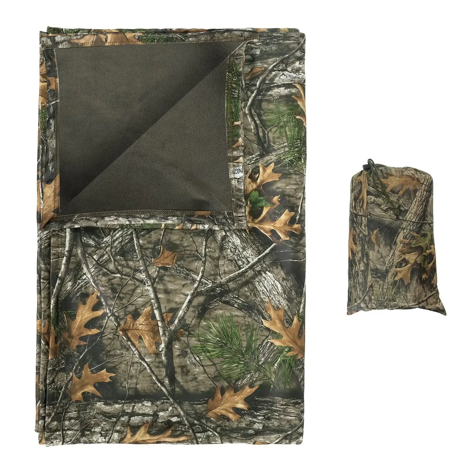 Outdoor Camouflage Blanket Fleece Camping Blanket Picnic Camping Thickened Waterproof Windproof Warm Portable Machine Washable