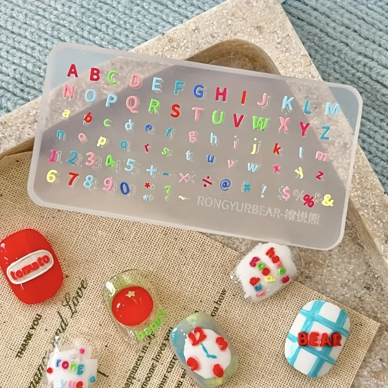 Transparent Mold for DIY Nail Art
