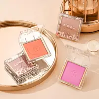 Monochrome Silky Smooth Matte Blush Natural Trim Face Contouring Shadow Powder Rouge Enhance Complexion Makeup Lip Cosmetics 1