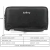 Baellerry Men's Long Purse Men Wallets Double Zipper Men Clutch Wallets Business Large Capacity High Quality Brand Male Purse 2