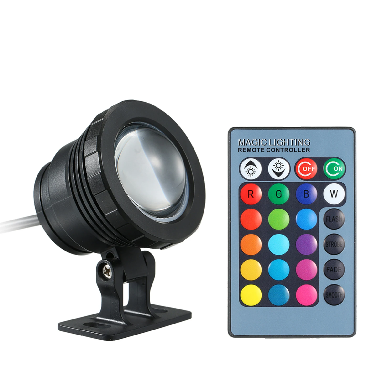 리모컨 있는 RGB LED 수중 조명, 수중 램프, 수영장 수족관 연못 스프레이 분수 축제용, IP65 방수, 10W Best5 리모컨 있는 RGB LED 수중 조명, 수중 램프, 수영장 수족관 연못 스프레이 분수 축제용, IP65 방수, 10W Best5
