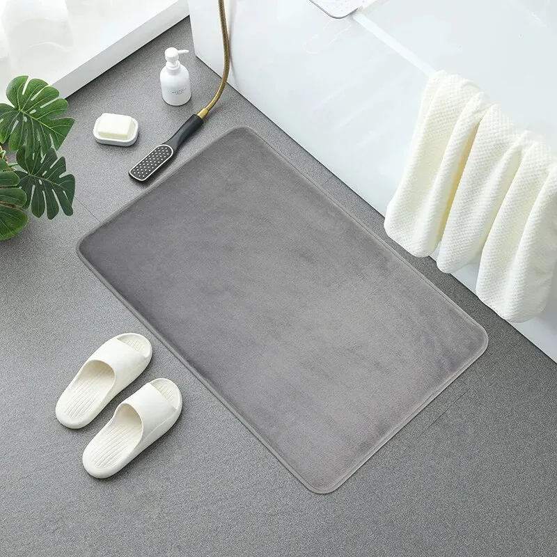 Elegant Memory Foam Bath Mat: Non-Slip, Stain-Resistant, Soft Comfort, Home Decor Rug – Perfect for Bathroom, Bedroom, Kitchen BEST SELLERS