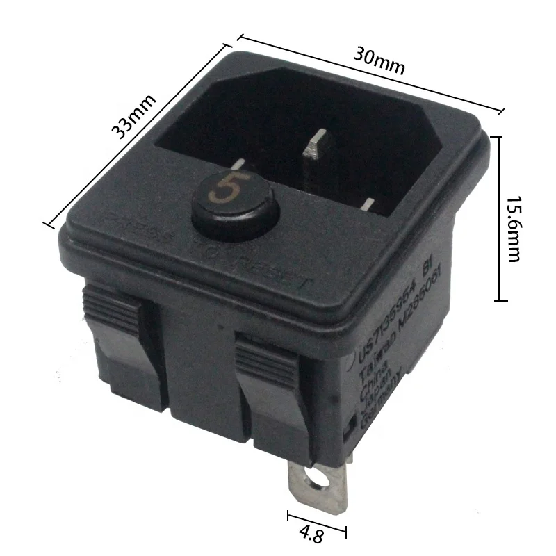 sobrecarga interruptor de botao disjuntores em miniatura 02