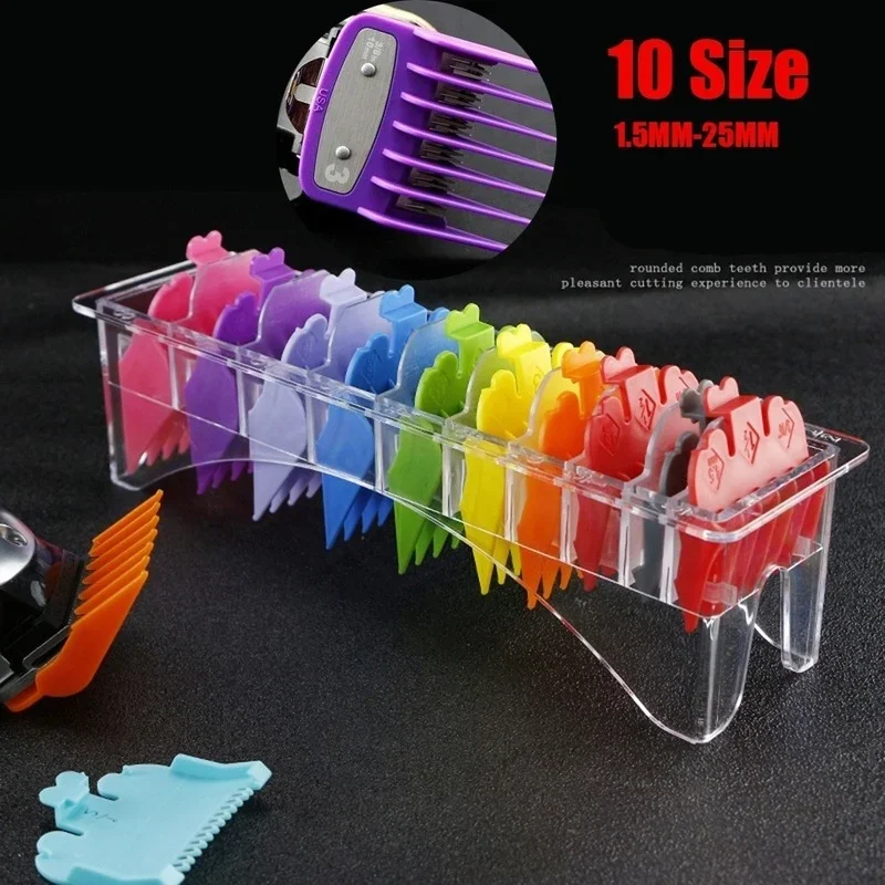 10pcs/set 1.5-25mm professional haircut positioning comb haircut positioning comb